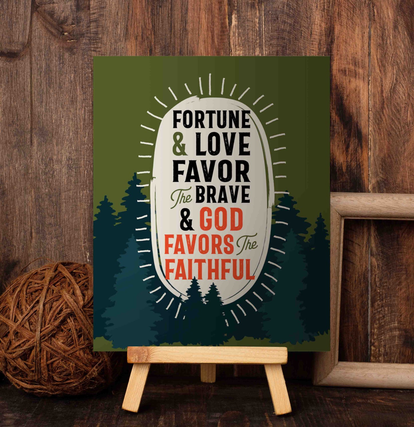 Fortune, Love, and Favor Wander Walls Art Print Poster