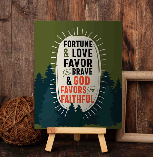 Fortune, Love, and Favor Wander Walls Art Print Poster