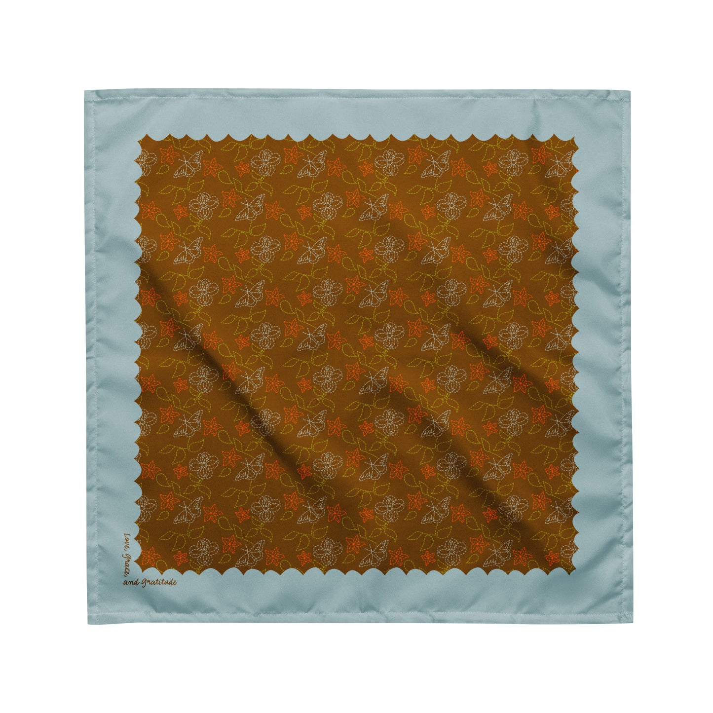Cowgirl Stitches Bandana Scarf | Hiking Outfit | Head Wrap | Hiking Gear | How to Wear a Bandana | Medium Size