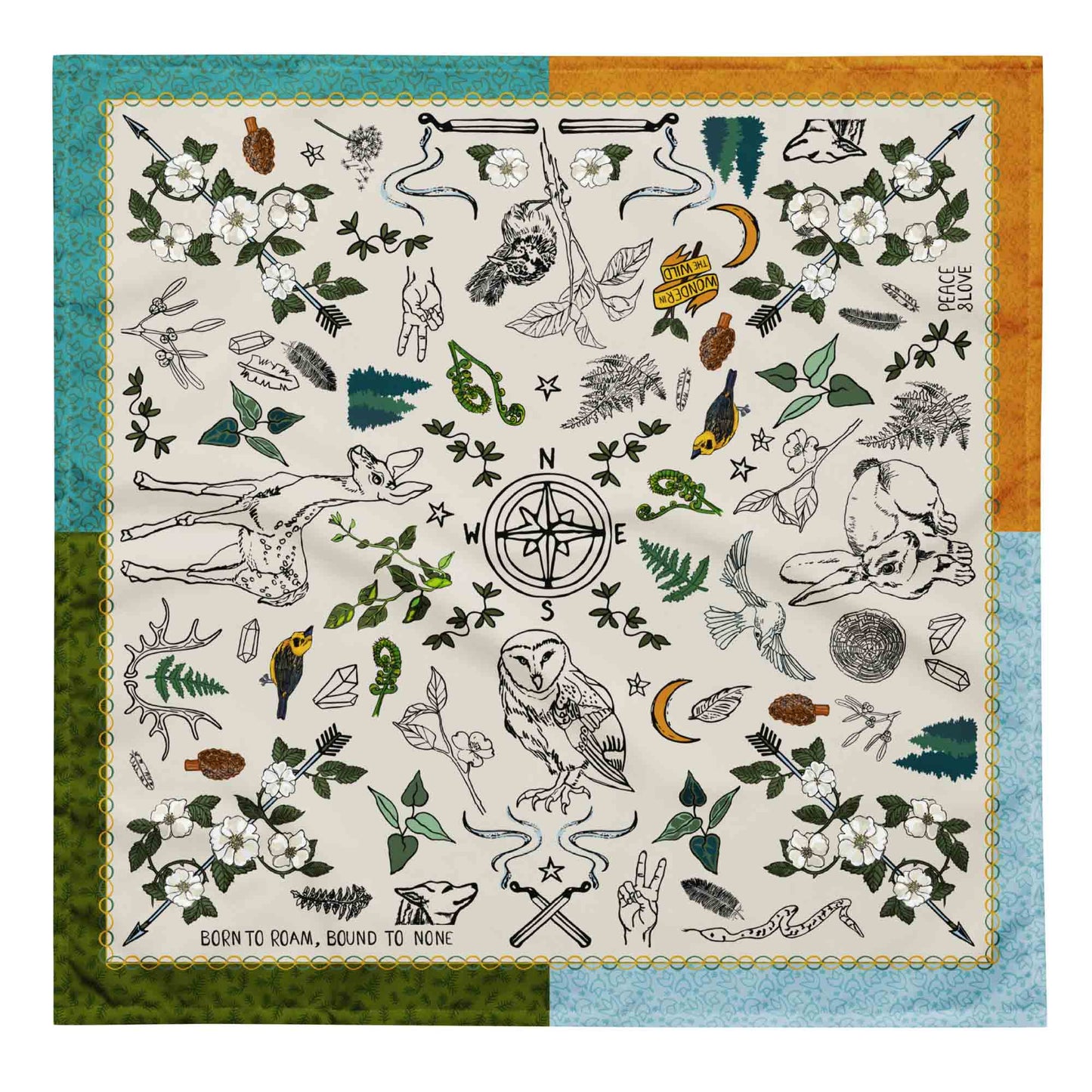 Born to Roam WanderWrap™ Bandana