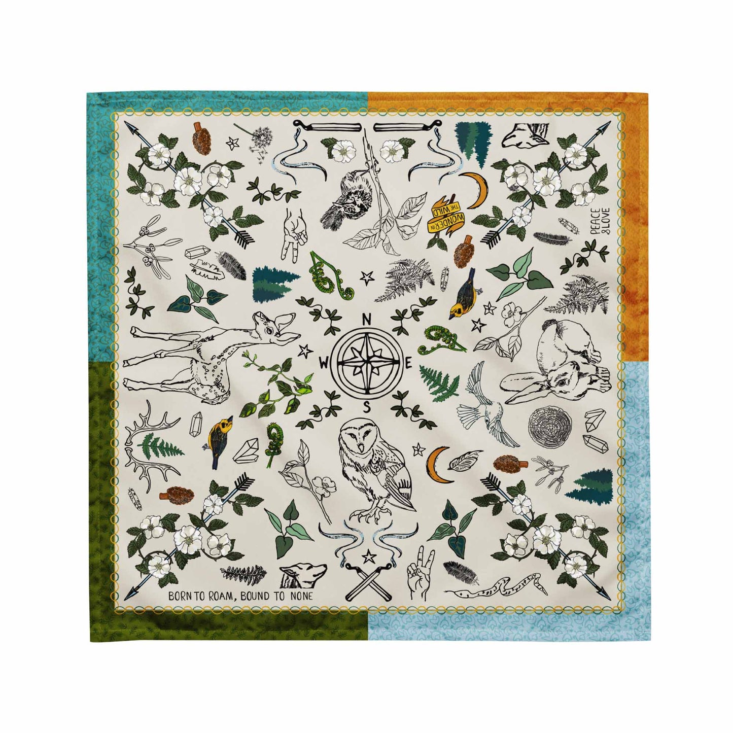 Born to Roam WanderWrap™ Bandana