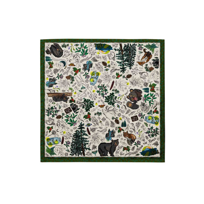 Mountain Hikes bandana in the small size which is 17x17 inches square.